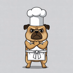 Spanky's Pug Chef